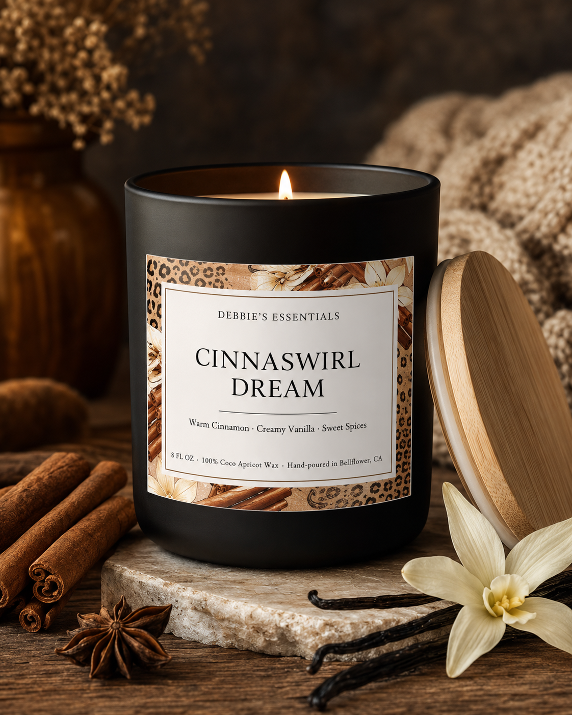 CinnaSwirl Dream, Warm Cinnamon, Creamy Vanilla, Sweet Spices